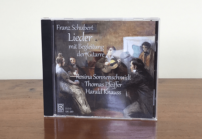 Franz Schubert – Lieder mit Begleitung der Gitarre - INROSO